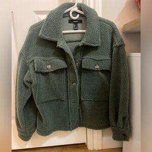 Green Teddy Jacket